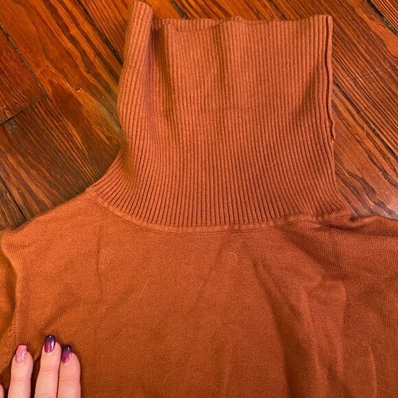 Brooklyns Brown & White Sweater Large - Picture 6 of 8